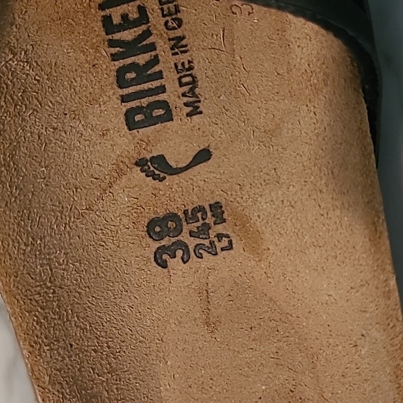 Birkenstock Granada Black Leather Strappy Buckle Soft Bed Sandals W7 Boho Comfy - Picture 3 of 12